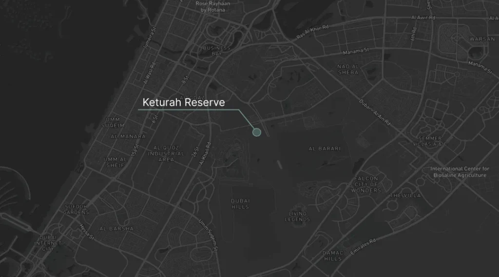 Keturah Reserve Map